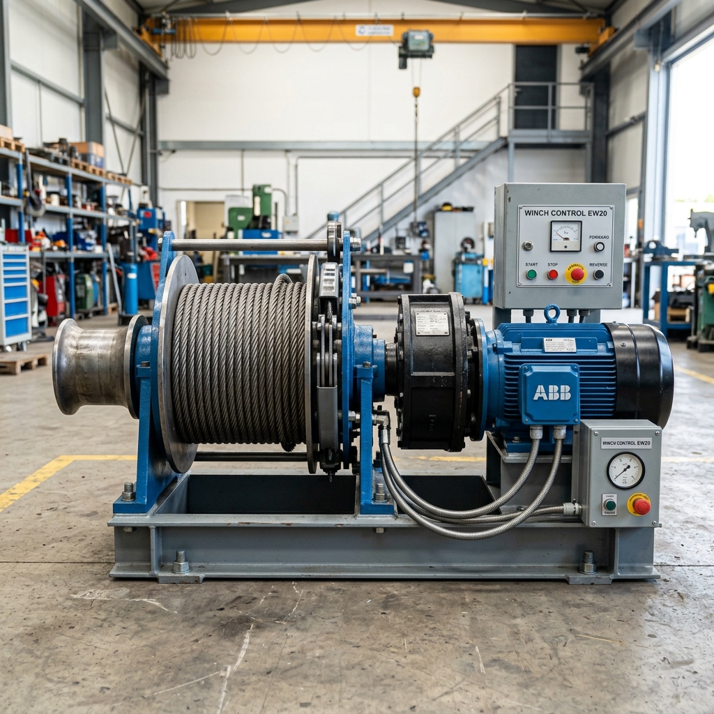 20T Electric Mooring Winch