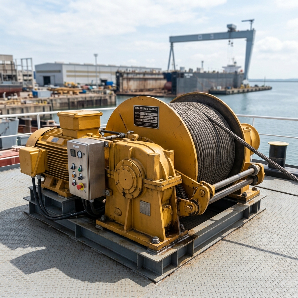 30T Electric Mooring Winch